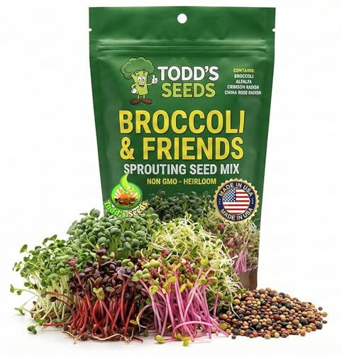 Todd's Seeds® Broccoli and Friends Sprouting Seed Mix, One Pound