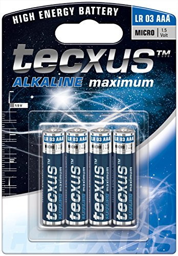 Tecxus 23631 LR03/AAA (Micro) - Batterie alcaline au manganèse 1 5 V