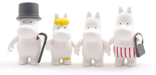Moomin (Mumins) Moomin 8 tlg. Figuren Set Kunststoff ca.5cm