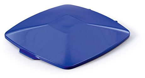 Durable 1801621040 Deckel Durabin Lid Square für 40 Liter, blau