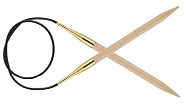 KnitPro Basix Birch Rundstricknadel, 60 cm Länge x 5.50 mm Stärken