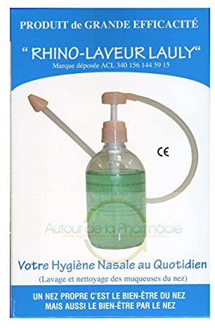 RHINOLAVEUR Lauly Appareil Lavage Fosses Nasales - Hygiène Nasale Quotidienne - 400ml