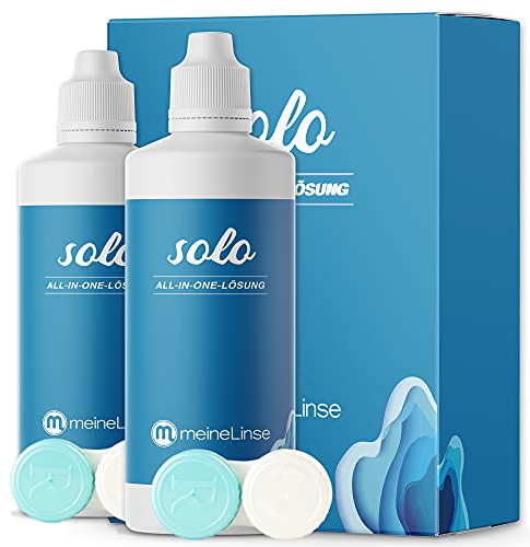meineLinse (ehemals Oculsoft) Solo All-in-One Lösung (2x 360ml + 2 Behälter)