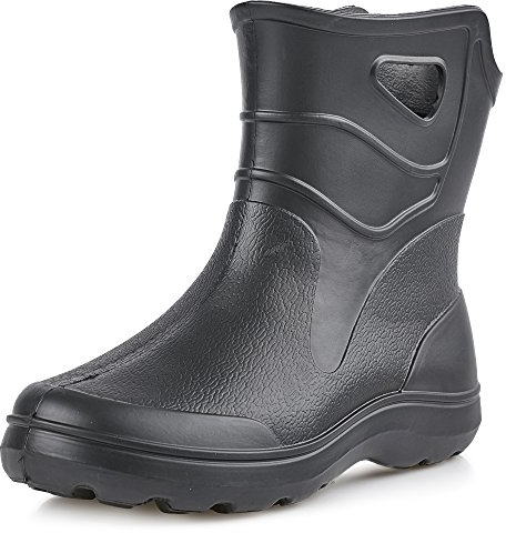 Ladeheid Stivali Uomo in Eva con Calza Estraibile KL027M (Nero, 44 EU)