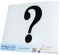 INDIGOS UG Auto Aufkleber Fragezeichen Piktogramm - 160x90mm schwarz - Selbstklebender Sticker für Auto, Fenster, Bus oder LKW - Tuning