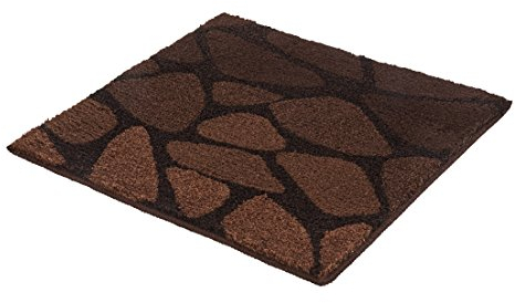 Kleine Wolke Badteppich Inspire, Nussbraun, 60 x 60 cm