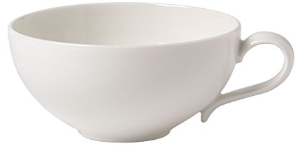 Villeroy & Boch New Cottage Basic Teetasse, Geschirr aus hochwertigem Premium, 240 ML Taza de café, Porcelana, Weiß, 10 x 10 x 8 cm