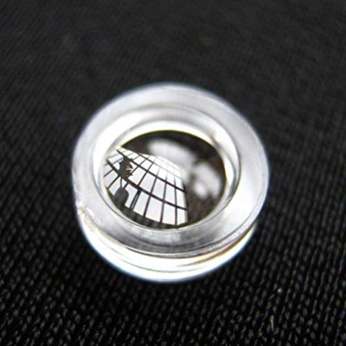 Qiaoba 6.9mm Plastic Laser Collimating PMMA Lens (5 Pack) for 650nm Violet Blue, Red/405nm Lasers