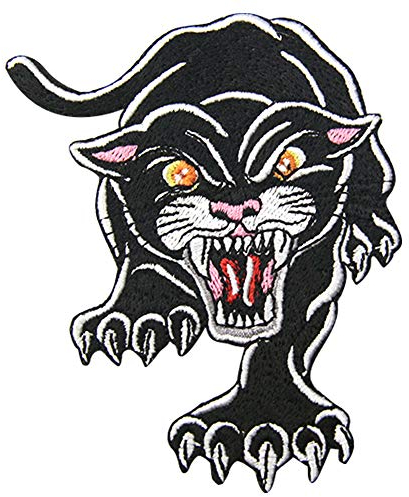 The Roaring Animal Patch bestickt Aufnäher zum Aufbügeln Carnivorous Panther