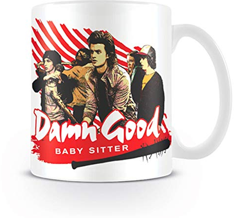 Stranger Things MG25272 Becher aus Keramik, 315 ml, 11oz-Damn Good Babysitter
