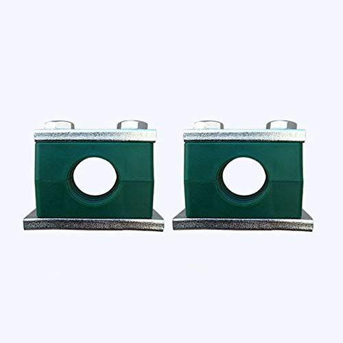 POWERTOOL 2 colliers de serrage hydrauliques en plastique de 26,9 mm de diamètre extérieur pour tuyaux d'huile, d'eau, de gaz - Vert
