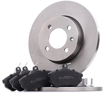 RIDEX Bremsenset Vorne 256mm Bremsscheiben und Bremsbeläge für VW GOLF III (1H1)
