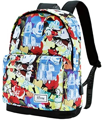 Disney Mickey Mouse Buddies-HS Backpack 1.3, Multicolour, 18 x 30 x 45 cm, Capacity 23.8 L