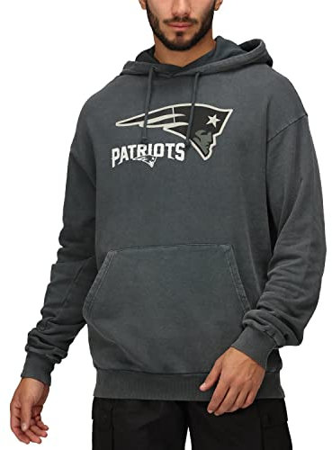 Recovered Hoody - Chrome New England Patriots Washed - M