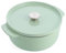 KitchenAid Cast Iron Olla Cocotte de Hierro Fundido Esmaltado con Tapa, Ø 26cm, Redonda, 5,2L, 6kg, Alta Calidad y Durabilidad, Freir, Dorar, Sin PFAS, Inducción, Mango Ergonómico,Horno 260°C,Pistacho