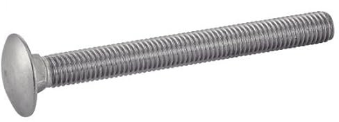 ACTON Vis à métaux tête ronde collet carré - Inox A2 8x120 mm - Boîte de 50 - Vis, pointes, boulons