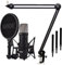 Rode NT1 Signature Black Studio-Kondensatormikrofon + keepdrum MS138 Gelenkarm-Stativ Schwarz