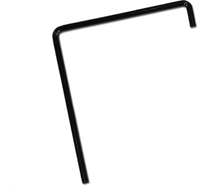 1 x Einstellschlüssel Fenster - Innensechskant - 4 mm - doppelt gebogen - aus gehärtetem Stahl