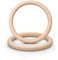 2 Anneaux 10cm en Bois Naturel pour Ruban, Bouquet, Mariage, Projets de Bricolage, Loisirs Créatifs, Déco - Cercle Polyvalent et Solide