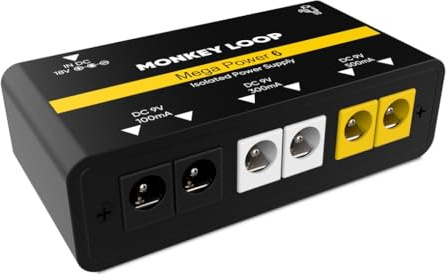 MONKEY LOOP Mega Power 6 Fuente Alimentación para Pedales