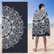 Personalisierte Strandtücher mit Namen & Monogramm, personalisierte Badetücher, leichte Mikrofaser-Strandtücher, Badetuch für Badezimmer