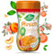 KING GEORGE Pfirsich 6 x 400g - Teegetränke mit Vitamin C, Krümeltee aromatisiert mit Pfirsich Geschmack. Hohe Ergiebigkeit (16L) 75% Kalorie reduziert