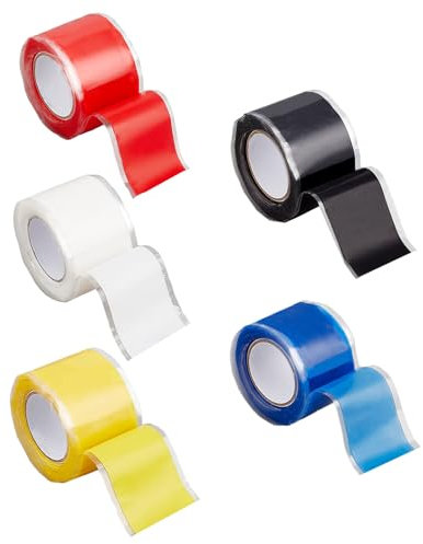 NICENEEDED 5 pz. Nastro Adesivo per Pagaia Kayak SUP, Nastro Adesivo in Silicone Impermeabile, Nastro Antiscivolo Autofondente per Pagaie per Barche Drago