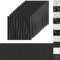 UISEBRT Lot de 12 panneaux muraux 3D en PVC - 50 x 50 cm - Revêtement mural imperméable pour salon, chambre à coucher et plafond - Décoration murale 3D avec ruban adhésif double face de 30 m - Vague