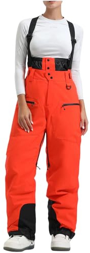 Skihose Herren Baggy Wasserdicht Snowboardhose Damen Mit Träger Hosenträger Skihose Für Männer Winter Warm Ski Hosen Lang Mit Latz Thermo Schneehose Latzhose Verstellbar Skihosen