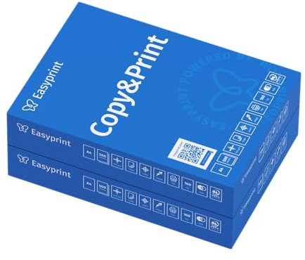 NEU! Easyprint Druckerpapier Kopierpapier 1000 Blatt 2 x 500 A4 Premium Hochweiß CIE 160 Testsieger PEFC Umweltzertifikat