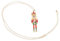 OSALADI Nutcracker Pendant Necklace Creative Cartoon Dangle Charm Festive Christmas Jewelry for Holiday Celebrations Unique Enamel Design Symbol of Bravery and Resilience