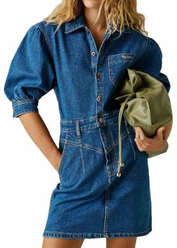 Pepe Jeans Damen Authentic Denim Dress Gracie Kleid (1er Pack)