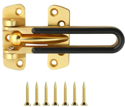 Door Chain, Gate Lock for Front Door, Swing Bar Door Guard Lock
