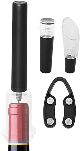Ouvre-bouteille à pression d'air | Aérateur portable et décapsuleur, type d'aiguille, kit ouvre-vin, pour la maison, les voyages, le bar, la fête et la cuisine