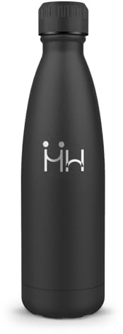 Botella Agua Acero Inoxidable Sin BPA 500ML, Botella Agua Niños Termica, Acero Inoxidable 18/8, Garrafa Termica, A Prueba de Fugas Reutilizable, Cantimplora Termo para Camping, Gimnasio, Escuela