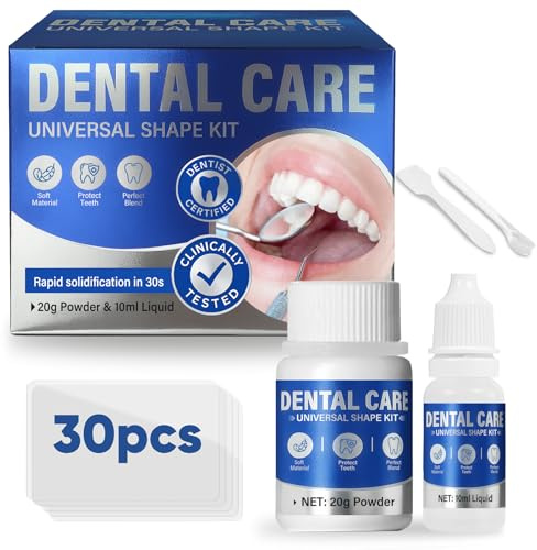 Tooth Filling Repair Kit, Safe Temporary Dental Repair for Broken or Missing Teeth, Easy Home Use