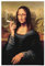 REINDERS Poster, Mona Lisa - joint, Hobbyraum, Bilder, Wanddeko, Room Decor, 150 gr. glänzend Bilderdruckpapier, Braun, 91,5x61cm