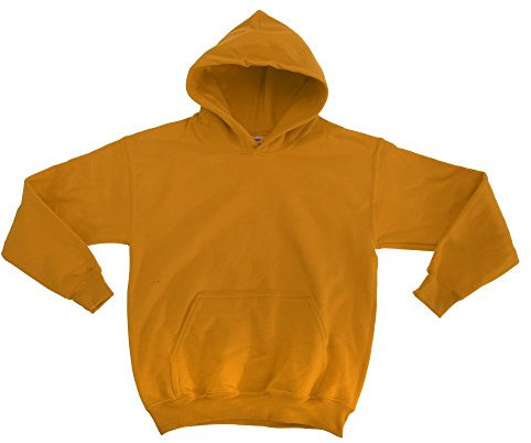 GILDAN Heavy Blend Childrens Unisex Hooded Sweatshirt Top/Hoodie (S) (Gold)