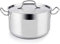 Quid Azzero Olla Acero Inoxidable 24x19cm - 8l Acero Inox Apto Vitrocerámica Apto Inducción 100% Higiénico