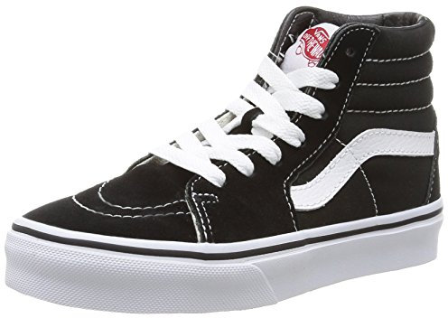 Vans K Sk8-hi, Unisex-Kinder Hohe Sneakers, Schwarz (Black/True White), 27 EU