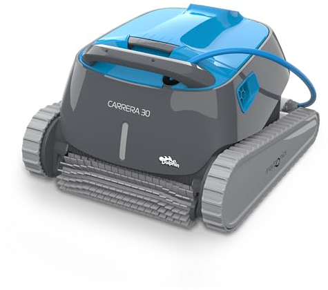 Dolphin Carrera 30 Robot limpiafondos automático para Piscinas enterradas de 12m - Sube Paredes - Escaneo Inteligente