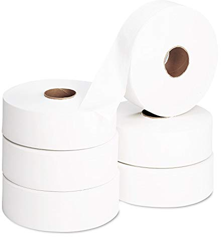 6 Rouleaux Papier Toilettes Maxi Jumbo - ECOLABEL - 2 Plis - 320m
