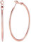 Large Hoop Earrings For Womens Girls Stainless Steel Huggie Hoops Hypoallergenic for Sensitive Ears 50mm Rose Gold