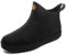 GURGER Stivali di Gomma Donna Uomo Stivaletti Pioggia Stivaletto Bassi Impermeabili Wellington Nero Taglie 39