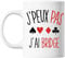Mug Bridge j'peux pas Blanc