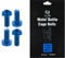 CNC bottle cage bolts，bicycle Water bottle cage bolts，Blue