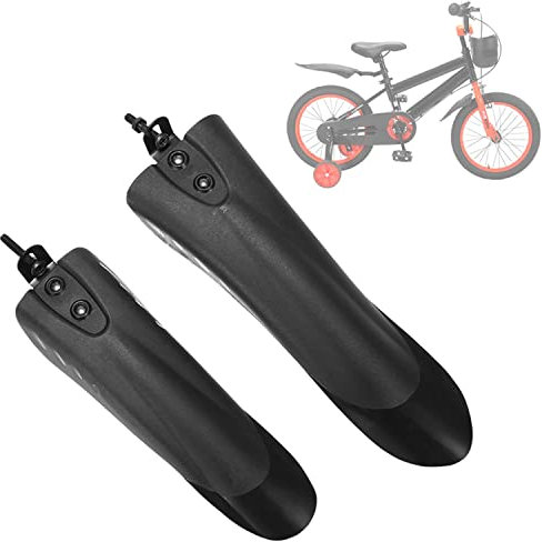 Fahrrad Schutzblech, Schutzbleche Mountainbike für Kinderfahrräder, Verstellbarer Vorderrad und Hinterrad Schutzblech, für 12-18 Zoll Kinderfahrräder (A Type,Small)