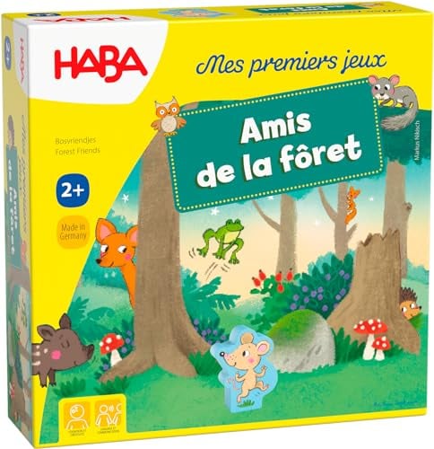 HABA - Mes Premiers Jeux – Amis de la forêt - Jeu de société - Jeu de Recherche et d'observation d'animaux - 6 Ans et Plus - 306607