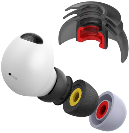 diofit /Galaxy Buds2 Pro Auricolari compatibili per Samsung (silicone nero)