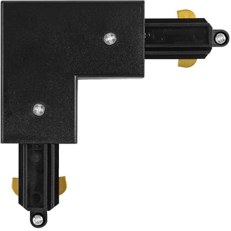 LEDVANCE TRACKLIGHT optionaler 90°-Eckverbinder, schwarz, für die Verbindung von zwei Stromschienen über Eck, modernes, loftartiges Design, zur Realisierung unterschiedlicher Anordnungen